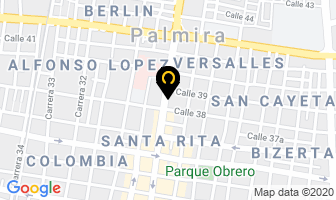 Mapa de Velotax Ltda. en Palmira