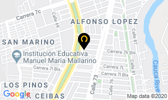 Mapa de Veloz Gas en Cali