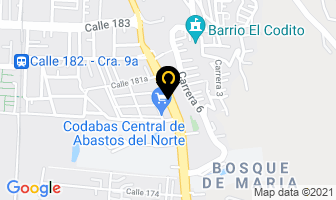 Mapa de Vending De Colombia S.a. en Bogotá D.C
