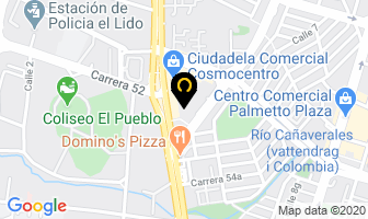 Mapa de Vending De Occidente en Cali