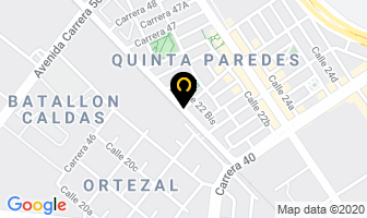 Mapa de Vendo Casa Quinta Paredes en Bogotá D.C