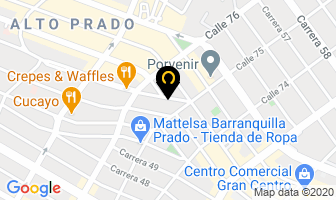 Mapa de Vengoechea Biava Ltda. en Barranquilla