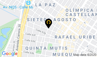 Mapa de Venta De Negocio De Lujos en Bogotá D.C