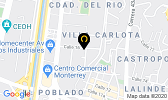 Mapa de Venta De Ropa Y Calzado en Medellín