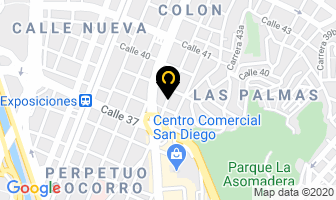 Mapa de Ventas De Fábrica en Medellín