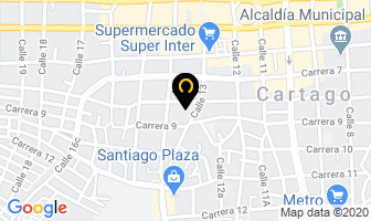 Mapa de Venus Spa en Cartago