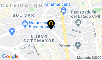 Mapa de Vera Castillo Julio César en Bucaramanga