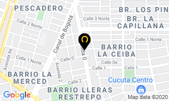 Mapa de Vera Mendieta Dora Alejandra en Cúcuta