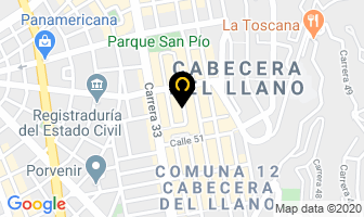 Mapa de Vera Plateria en Bucaramanga