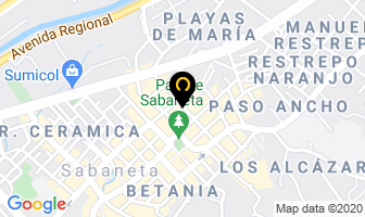 Mapa de Verde Limon Ropa Interior en Medellín