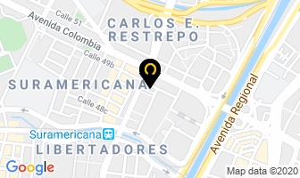 Mapa de Verde Sano Comida Saludable en Medellín