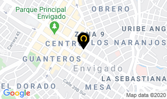 Mapa de Verduras El Cosechero en Envigado
