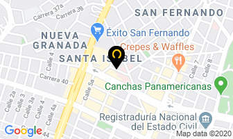 Mapa de Vergara Calero Marco Antonio en Cali