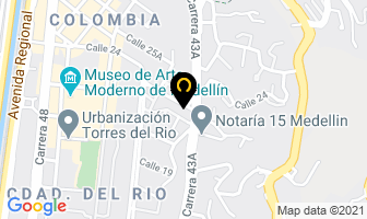 Mapa de Verificar Automotores en Medellín