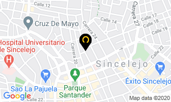 Mapa de Vermar Cortinas & Ambientes en Sincelejo
