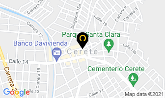 Mapa de Veroxi Óptica Cereté en Cereté