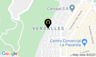 Mapa de Versalles en Cali