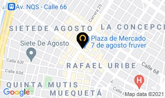 Mapa de Vestidos Bacarli en Bogotá D.C