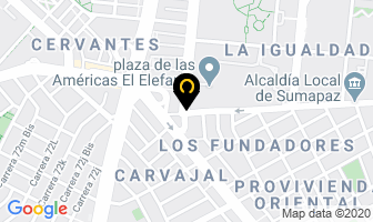 Mapa de Vestidos Dcalidad en Bogotá D.C