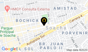 Mapa de Vestidos De La Septima en Soacha
