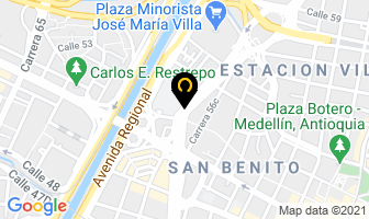 Mapa de Vestidos Impermeables en Medellín