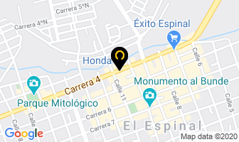 Mapa de Vestifiestas en Espinal