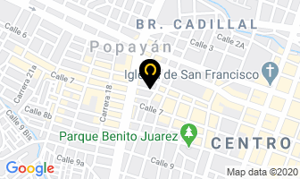 Mapa de Vestimotos Popayan en Popayán