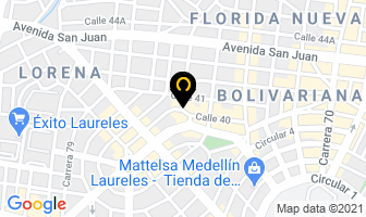 Mapa de Vf&j Soluciones en Medellín