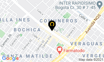 Mapa de Vfsolfer en Bogotá D.C
