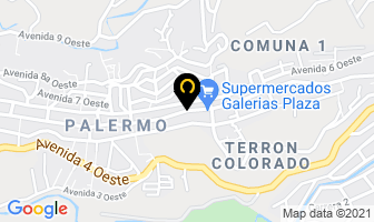 Mapa de Vg Producciones en Cali