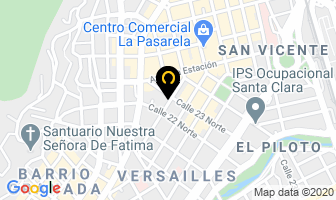 Mapa de Viaja Colombia en Cali