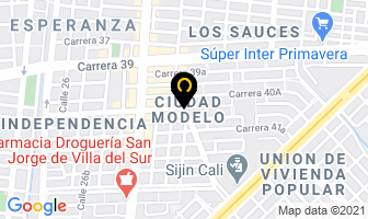Mapa de Viajar Con Caliche en Cali
