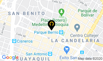 Mapa de Viajes Palomares Ltda. en Medellín