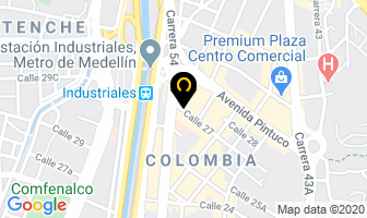 Mapa de Viajes Viassa en Medellín