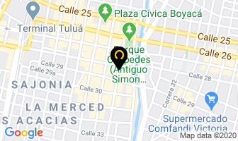 Mapa de Viajes Y Paseos en Tulua