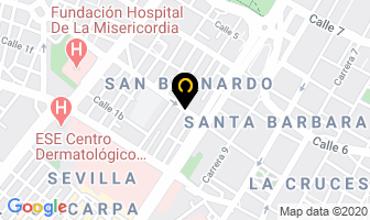 Mapa de Vialbo Ltda. en Bogotá D.C