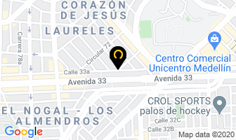 Mapa de Viavida en Medellín