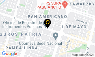 Mapa de Victoria Luis en Cali