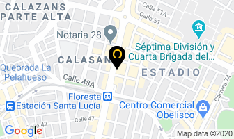Mapa de Victoria Spa en Medellín