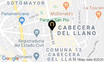 Mapa de Vida Sana en Bucaramanga