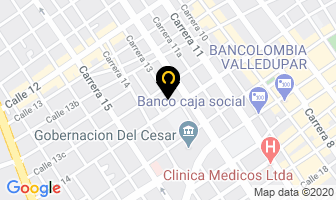 Mapa de Vidacoop en Valledupar