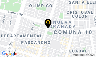 Mapa de Video Bar Candela en Cali