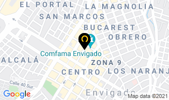 Mapa de Video Granjas en Medellín