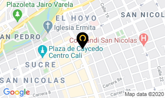 Mapa de Video Juegos Crash en Cali