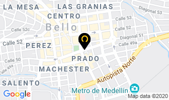 Mapa de Vidriera Y Marqueteria Oster en Bello
