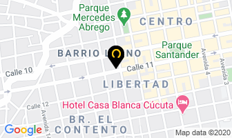 Mapa de Vidriería El Comercio en Cúcuta