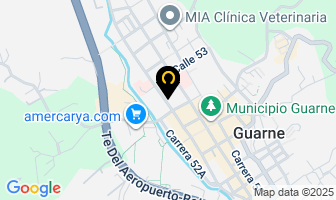 Mapa de Vidrieria Kike en Guarne