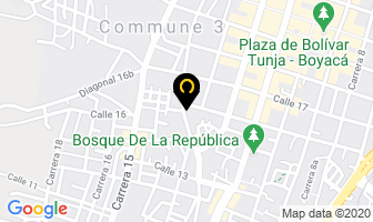 Mapa de Vidriería Visión en Tunja