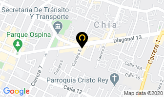 Mapa de Vidrio Alumarp en Chía