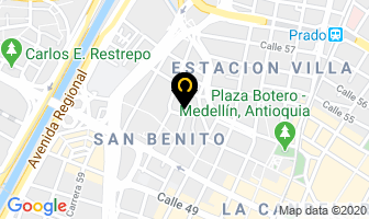 Mapa de Vidriomuebles en Medellín